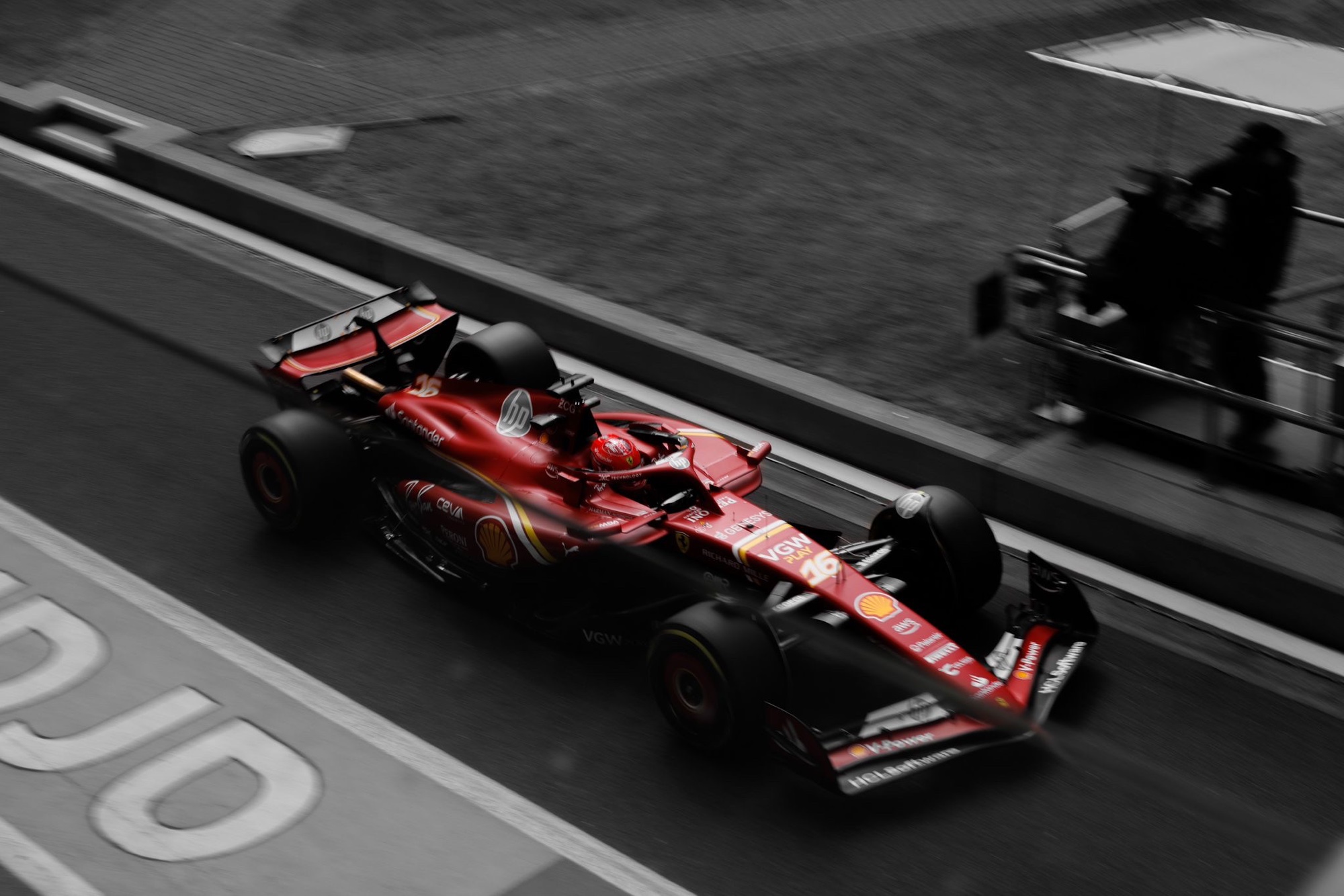 Formula 1 pit exit · strategic environment in elite motorsport